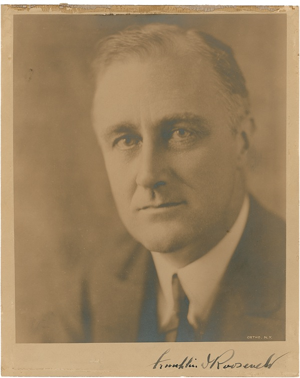 Lot 111 Franklin D. Roosevelt Signed Photograph