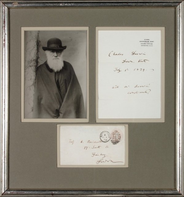 Lot 177 Charles Darwin Signature