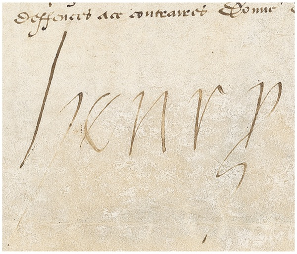 Lot 229 Henry IV Signed Document