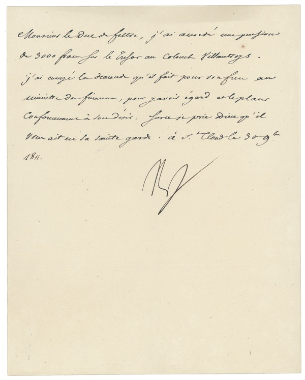 Lot 375 Napoleon: Napoleon takes care of his own