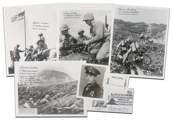 Lot 358 Iwo Jima: Lindberg, Charles Group Lot