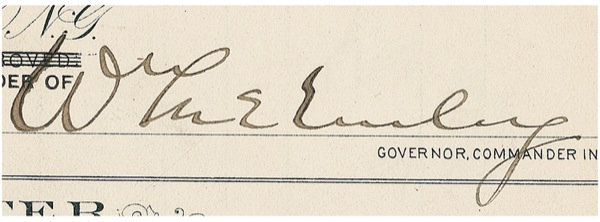 Lot 79 William McKinley Signed Document