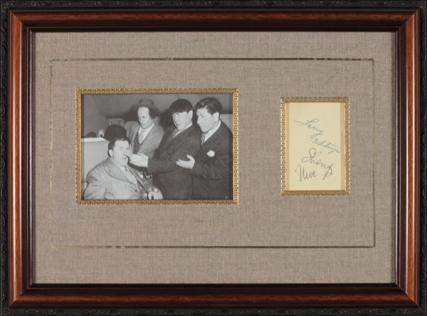 Lot 1219 Three Stooges Signature