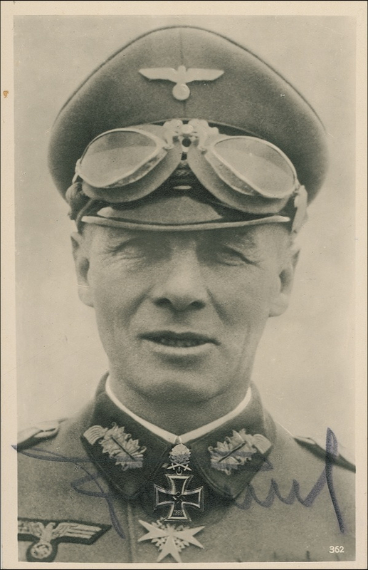 Lot 388 Erwin Rommel Signed Photograph