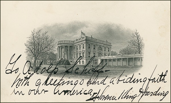 Lot 52 Florence Kling Harding Engraving