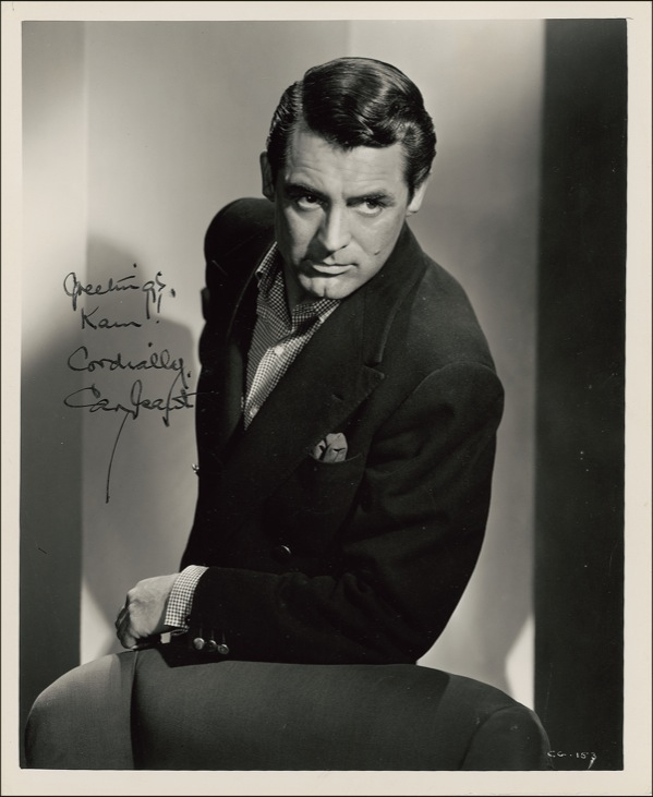 Lot 1042 Cary Grant Signed Photograph