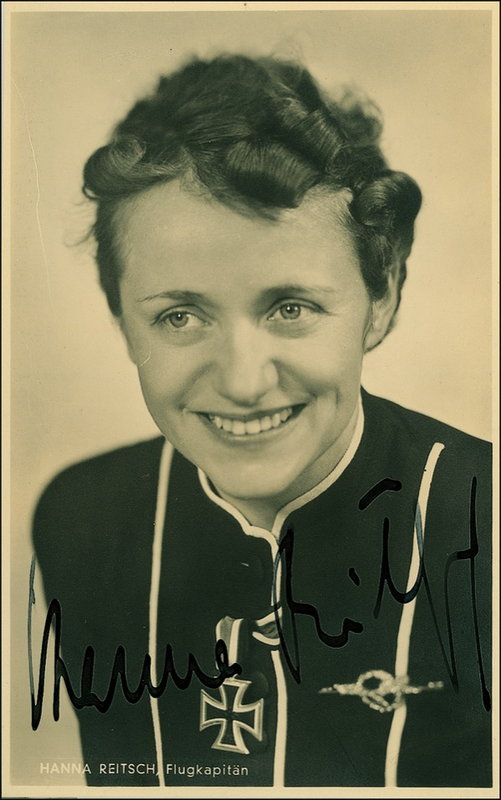 Lot 508 Hanna Reitsch Signed Photograph