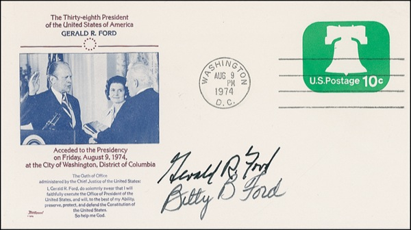 Lot 46 Gerald and Betty Ford Commemorative Cover