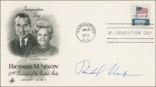 Lot 91 Richard Nixon Inaugural Cover