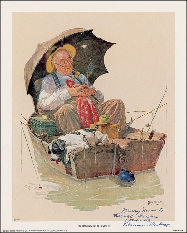 Lot 619 Norman Rockwell Print