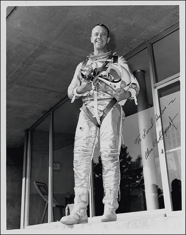 Lot 517 Alan Shepard Signed Photograph