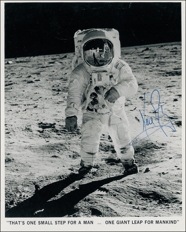 Lot 442 Neil Armstrong Signed Photograph
