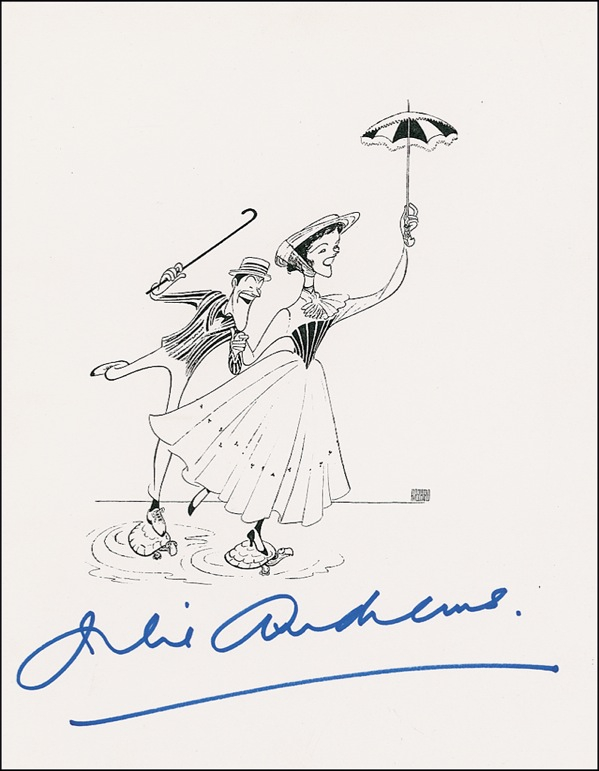 Lot 907 Julie Andrews Print