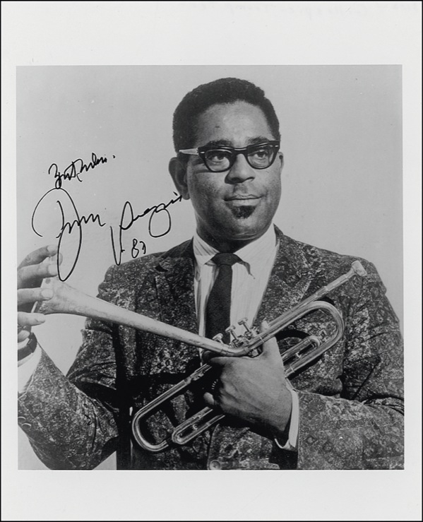 Lot 776 Dizzy Gillespie Signed Photograph