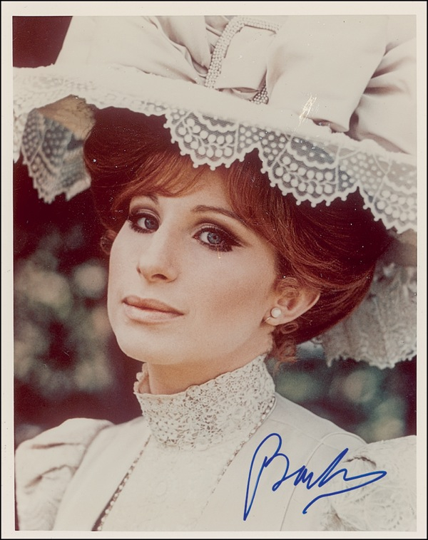 Lot 865 Barbra Streisand Signed Photograph