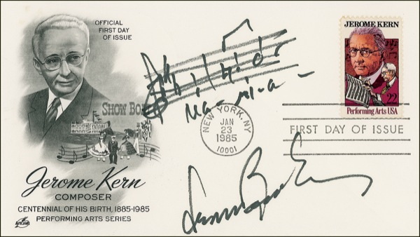 Lot 741 Leonard Bernstein Signed Musical Quote