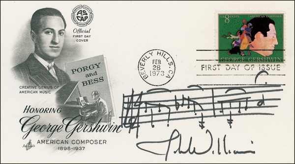 Lot 881 John Williams Signed Musical Quote