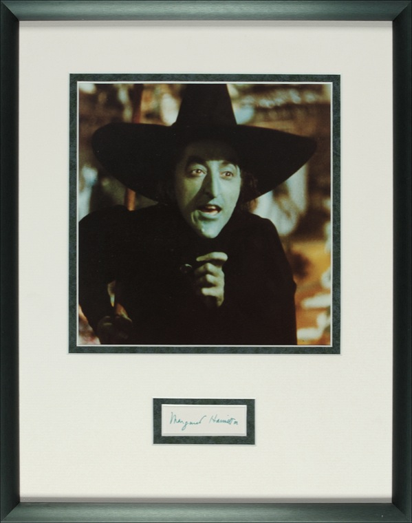 Lot 1241 Wizard of Oz: Hamilton, Margaret Signature