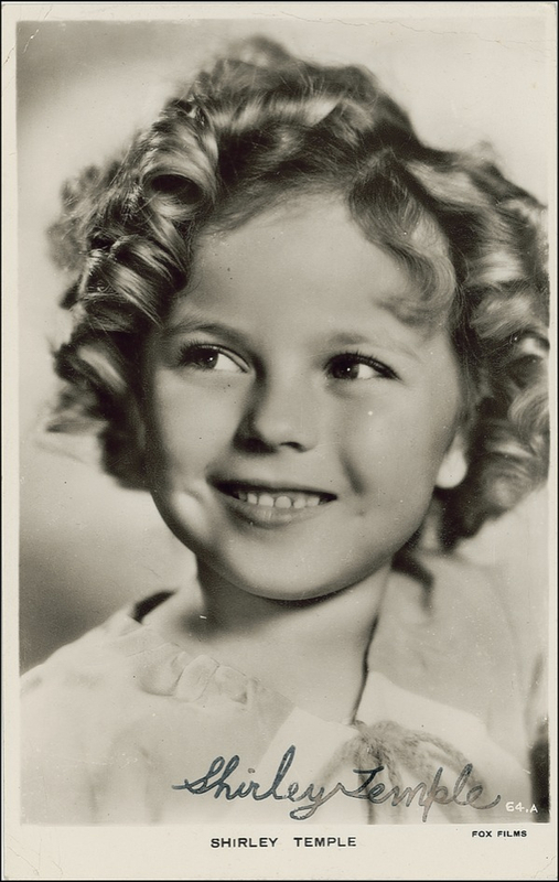 Lot 1215 Shirley Temple Signed Photograph
