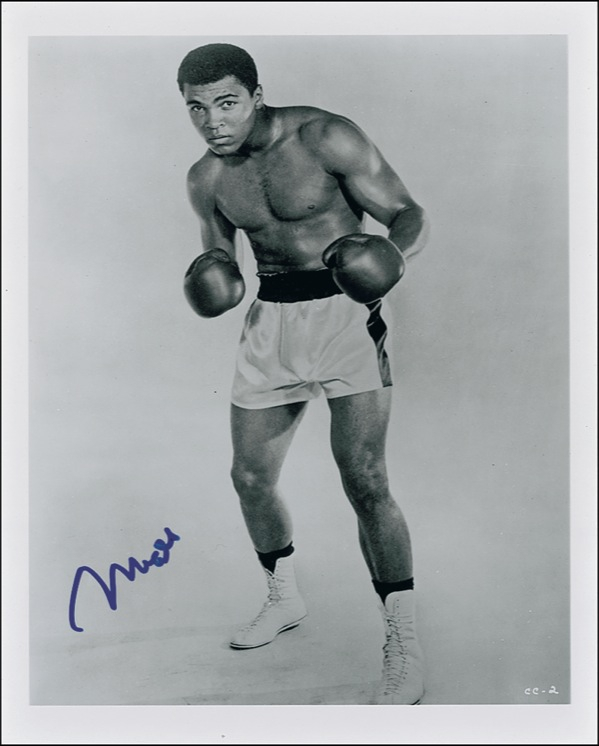 Lot 1264 Muhammad Ali Signed Photograph