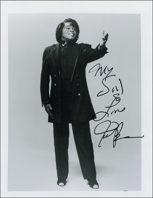 Lot 745 James Brown Signed Photograph