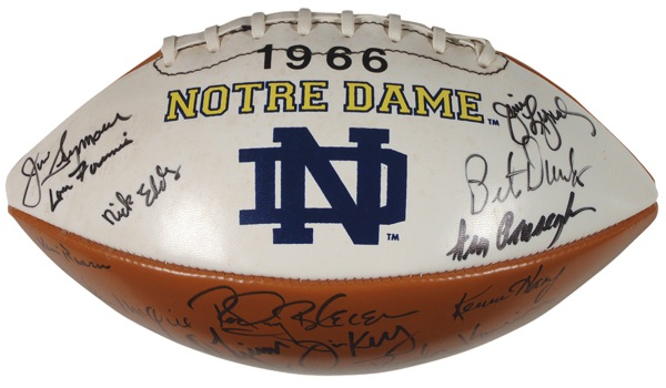Lot 1461 Notre Dame Football Football