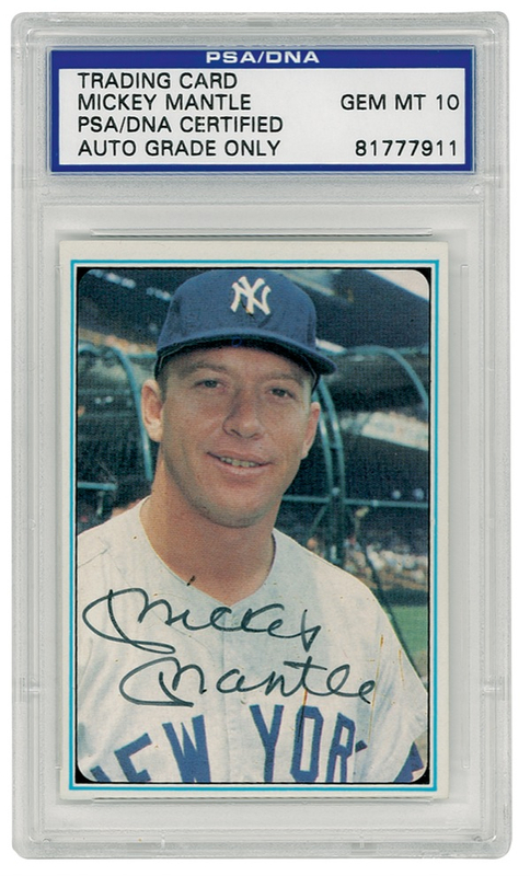 Lot 1434 Mickey Mantle Trading Card
