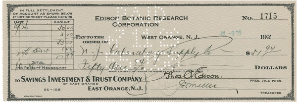 Lot 202 Thomas Edison: The year of the light bulb?s Golden Jubilee