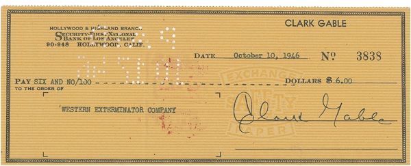 Lot 1023 Clark Gable