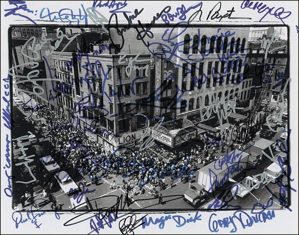 Lot 772 Fillmore East Signed Photograph