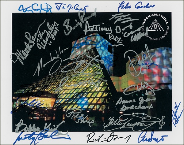 Lot 844 Rock and Roll Hall of Famers Signed Photograph