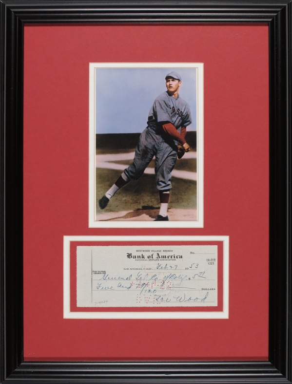 Lot 1557 Joe Wood Check