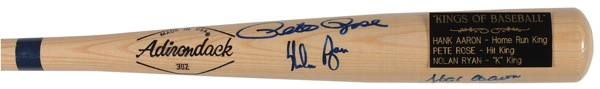 Lot 1256 Aaron, Ryan, and Rose Baseball Bat