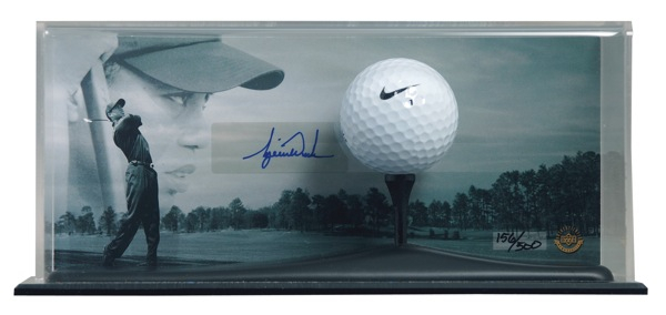 Lot 1561 Tiger Woods Upper Deck Display