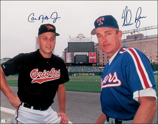 Lot 1510 Nolan Ryan and Cal Ripken, Jr Signed Photograph