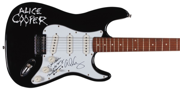 Lot 759 Alice Cooper Guitar