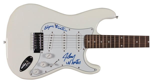 Lot 885 Johnny and Edgar Winter Guitar