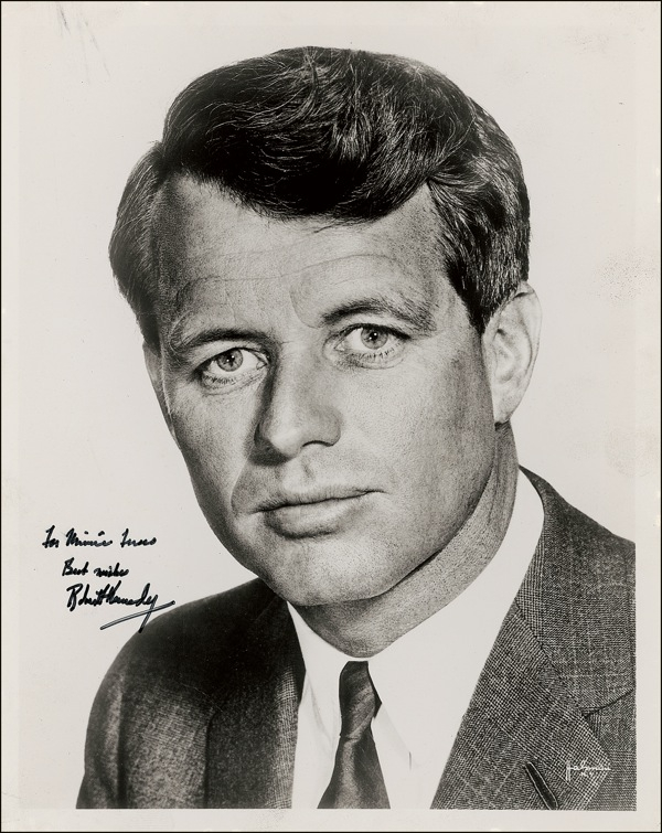 Lot 246 Robert F. Kennedy Signed Photograph
