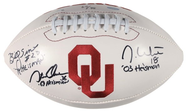 Lot 1391 Heisman Trophy Winners Football