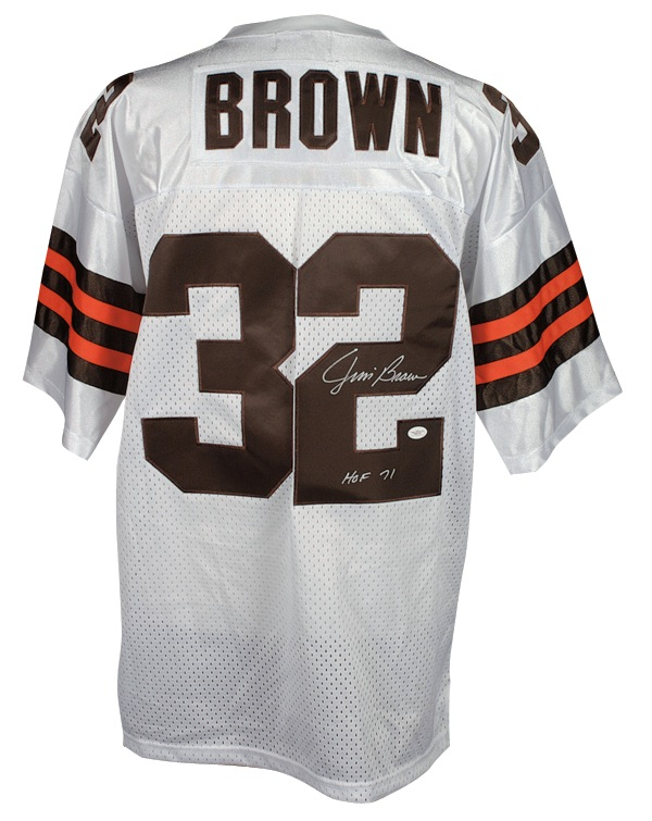 Lot 1328 Jim Brown Football Jersey