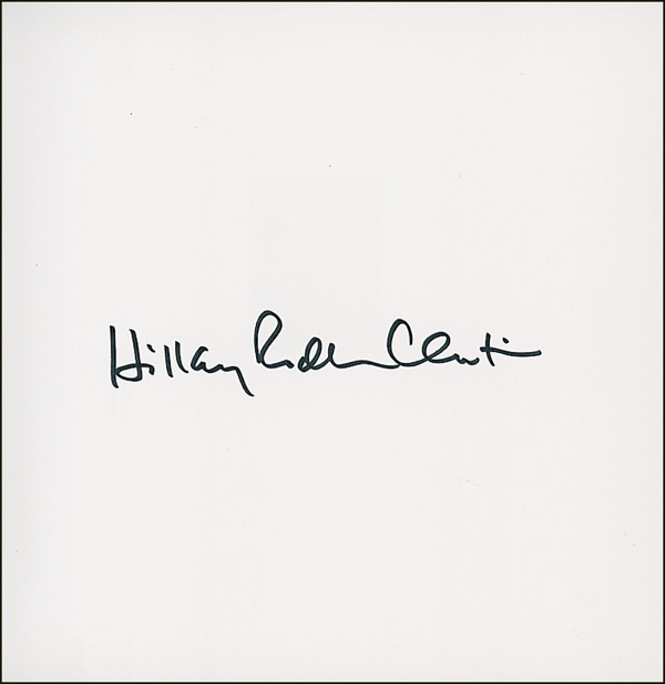 Lot 30 Hillary Clinton Book