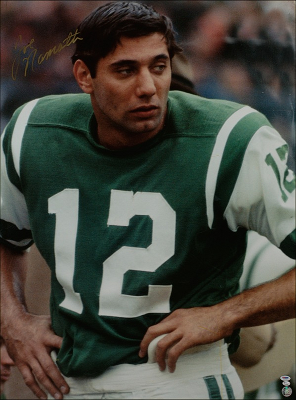 Lot 1451 Joe Namath Signed Photograph