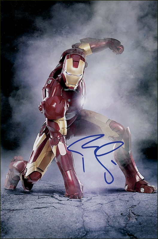 Lot 1002 Robert Downey, Jr Signed Photograph