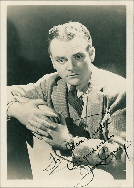 Lot 959 James Cagney Signed Photograph