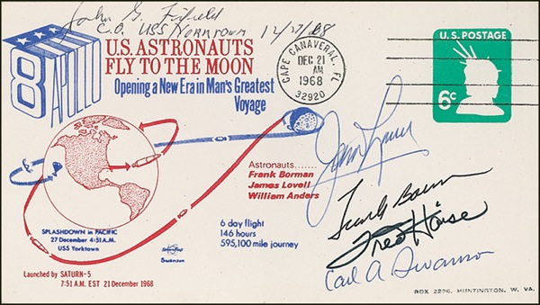 Lot 418 Apollo 8 Commemorative Cover