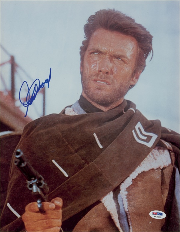Lot 1005 Clint Eastwood Signed Photograph