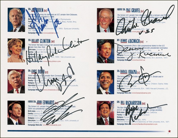 Lot 282 Presidential Candidates Program