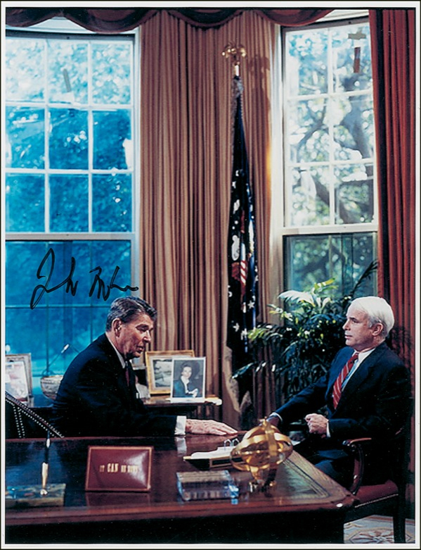 Lot 260 John McCain Signed Photograph