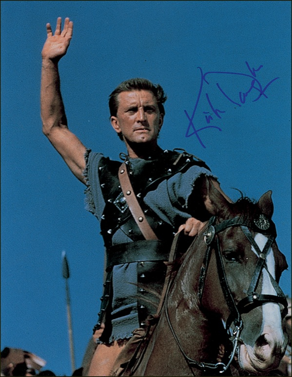 Lot 1001 Kirk Douglas Signed Photograph