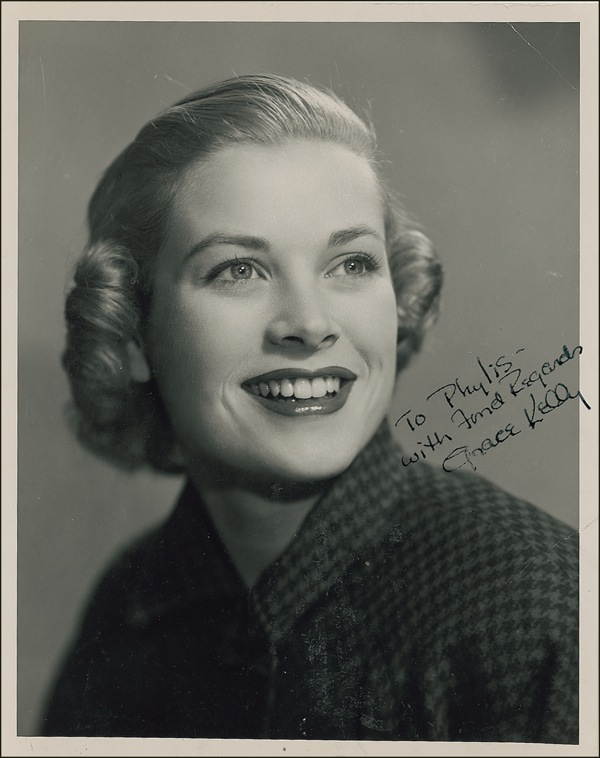 Lot 1091 Grace Kelly Signed Photograph